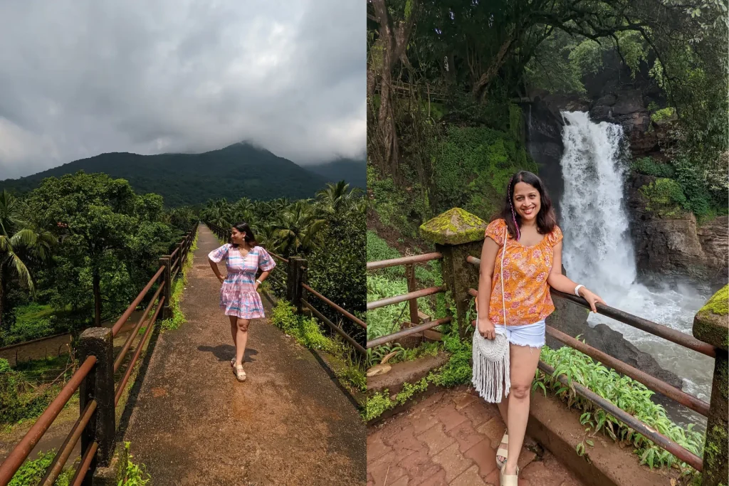 Keri Bridge and waterfalls
