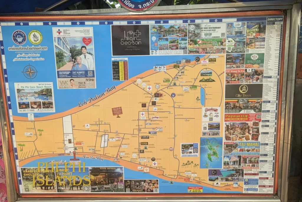 Phi Phi Island Map