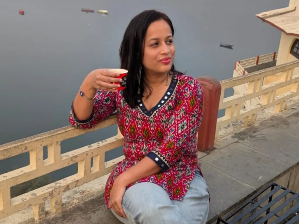 Coffee at Siliserh Lake Palace