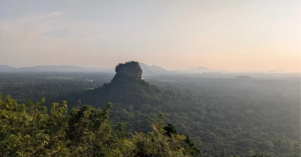 View of Sigiriya from Pindurangla