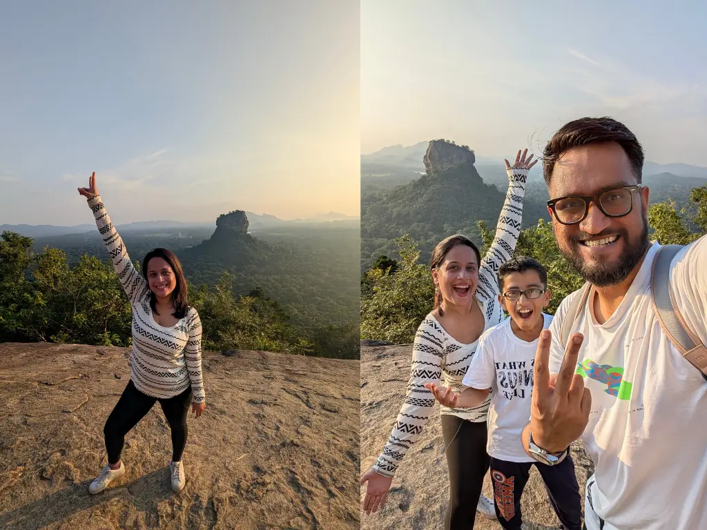 At the top of Pindurangla