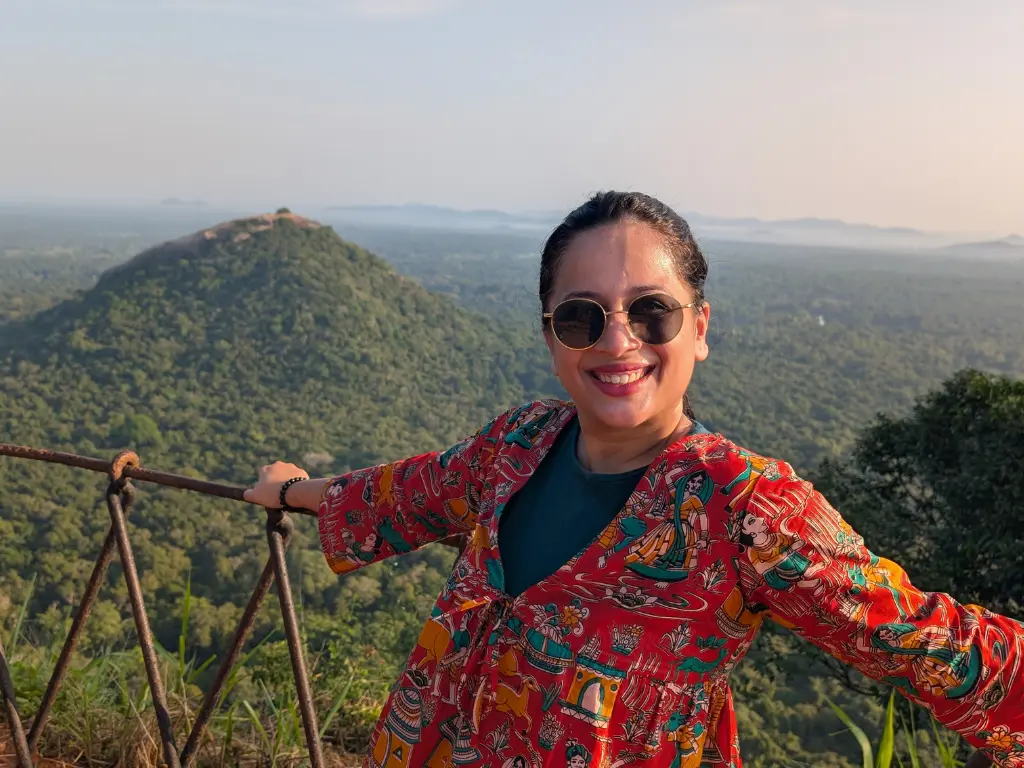 View or Pindurangle from Sigiriya