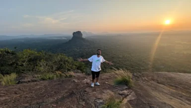 View of Sigiriya form Pindurangle Rock